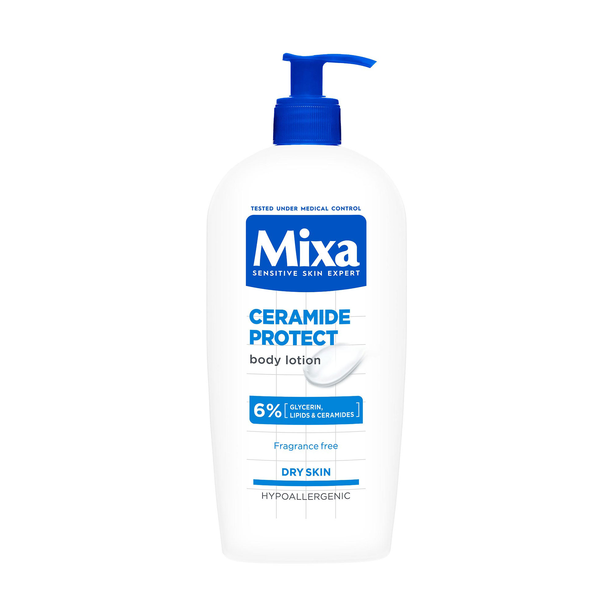 Зміцнювальний лосьйон для тіла Mixa Ceramid Protect Body Lotion для дуже сухої шкіри, з церамідами, 400 мл